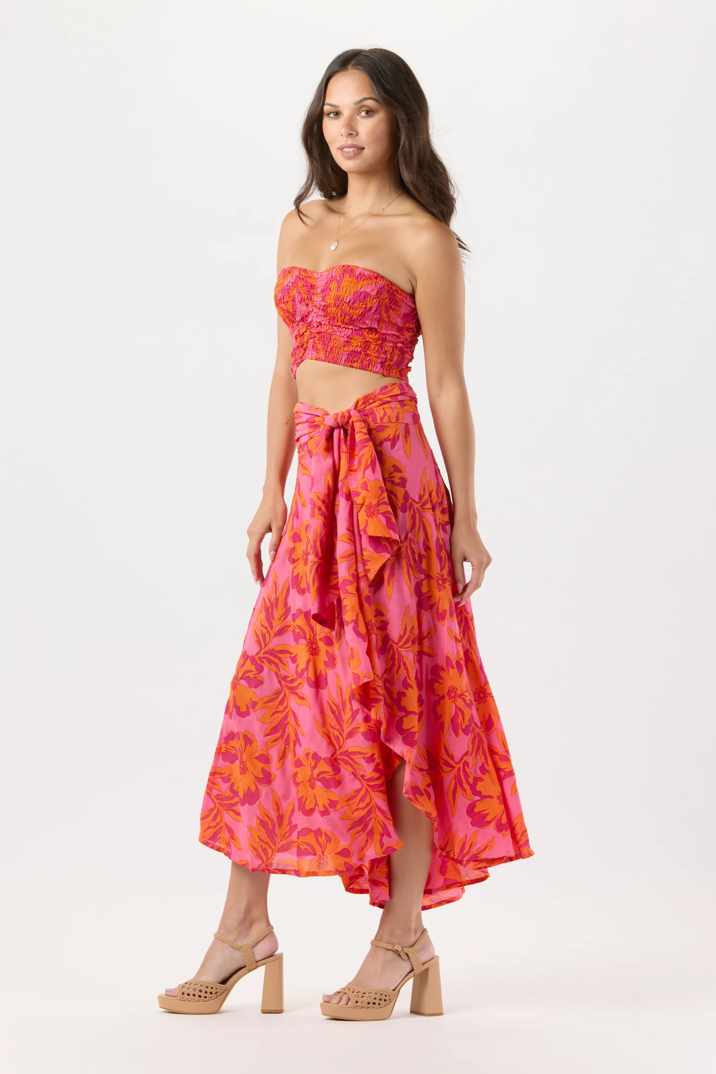 Azure Wrap Skirt - Image 6